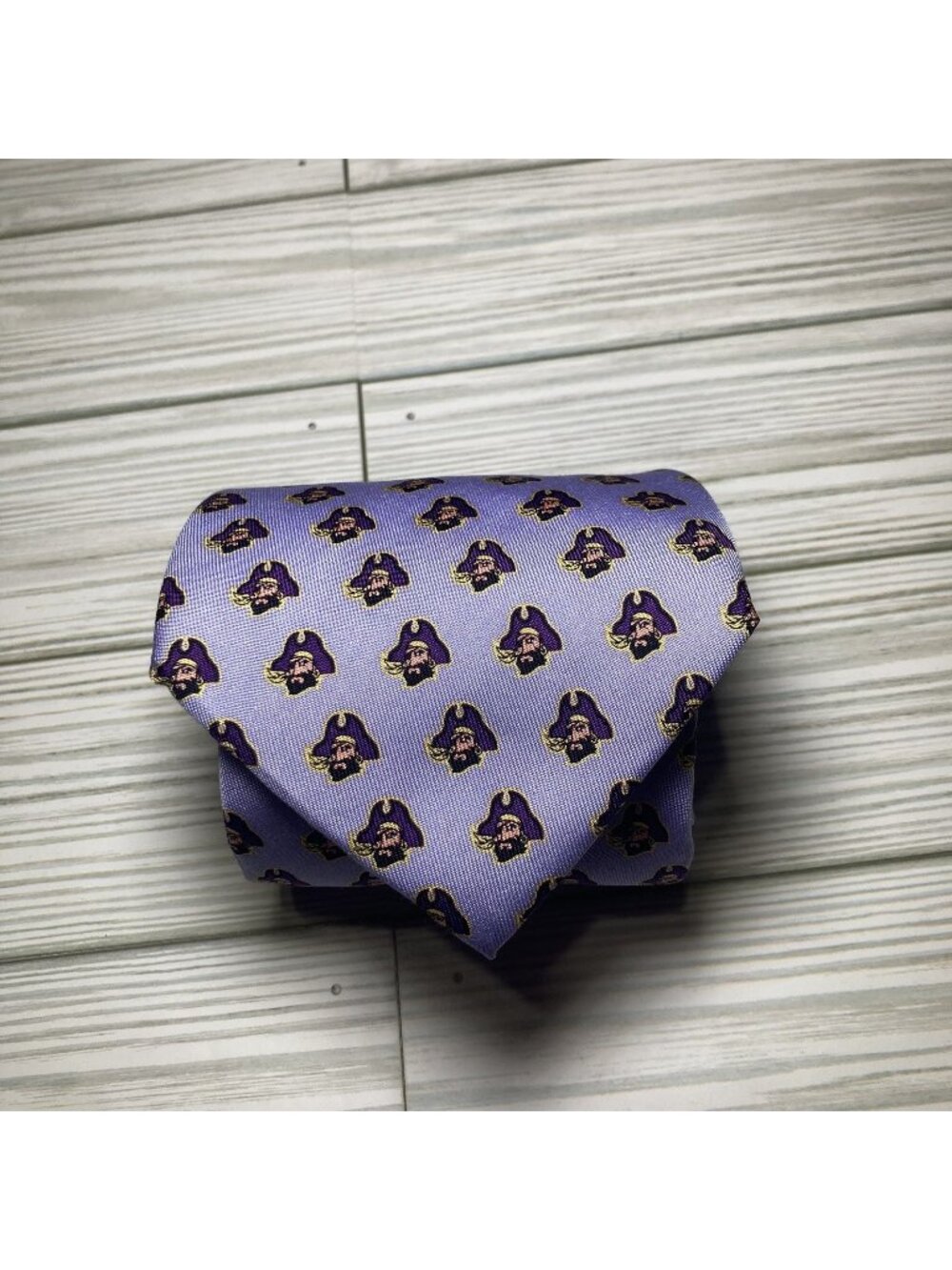 Vineyard Vines Tie  East Carolina University Custom Collection Silk Pirate Print